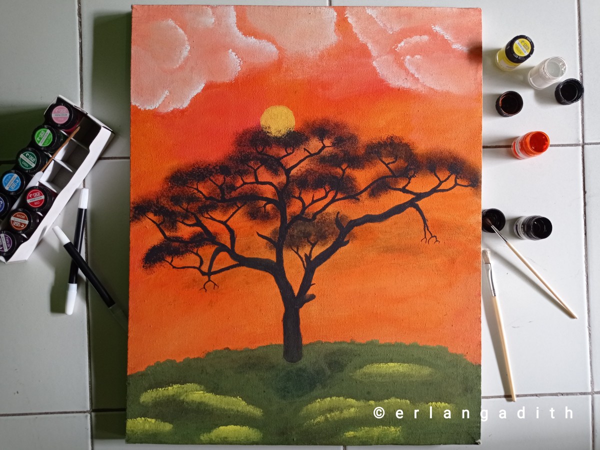 Membuat Lukisan Siluet